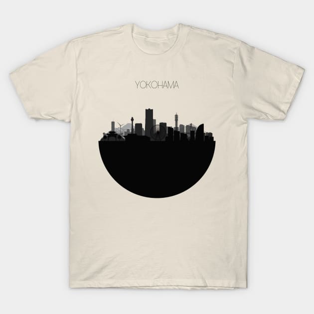 Yokohama Skyline T-Shirt by inspirowl